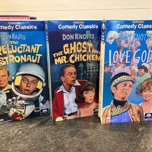 Set of 3 Don Knotts Comedy Movie Collection VHS Tapes